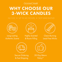 Papaya Paradise 3-Wick Candle