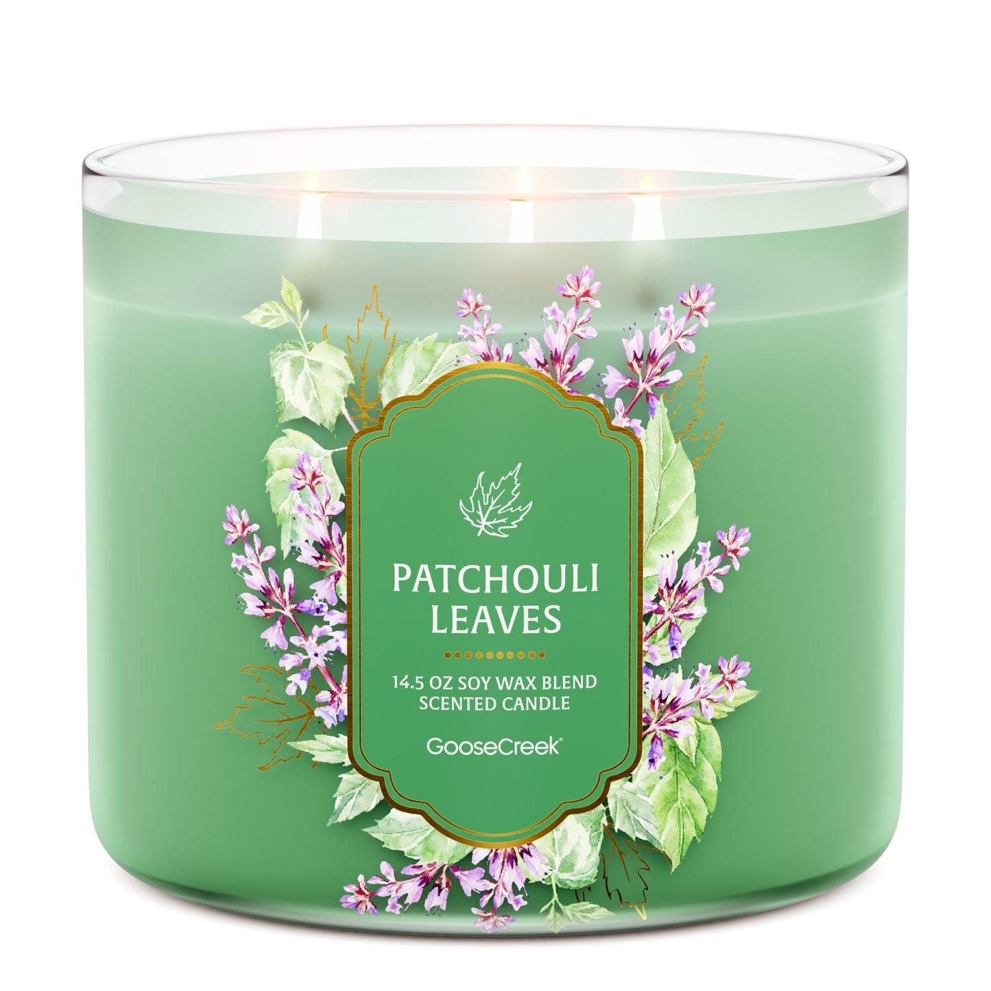 Patchouli Leaves 3-Wick Candle