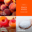 Load image into Gallery viewer, Peach Rings 3-Wick Candle
