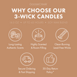 Load image into Gallery viewer, Peach Sugar Wafer Large 3-Wick Candle

