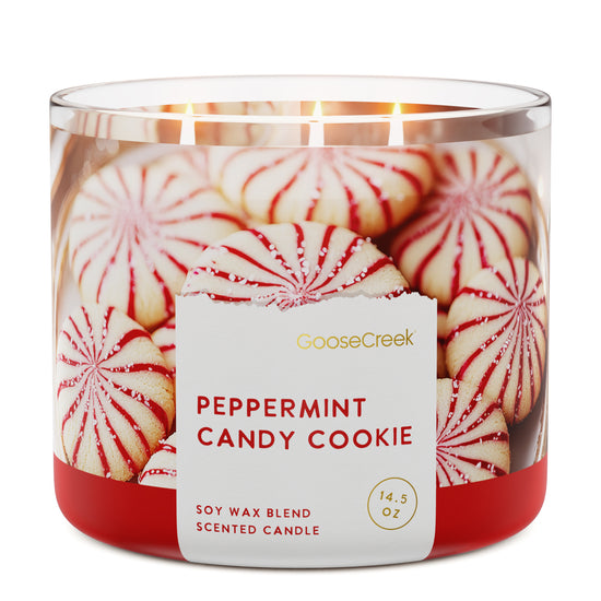 Peppermint Candy Cookie 3-Wick Candle – Goose Creek Candle
