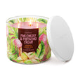 Load image into Gallery viewer, Pink Cherry &amp;amp; Pistachio Cream 3-Wick Candle
