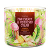Pink Cherry & Pistachio Cream 3-Wick Candle