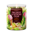 Load image into Gallery viewer, Pink Cherry &amp;amp; Pistachio Cream 7oz Single Wick Candle
