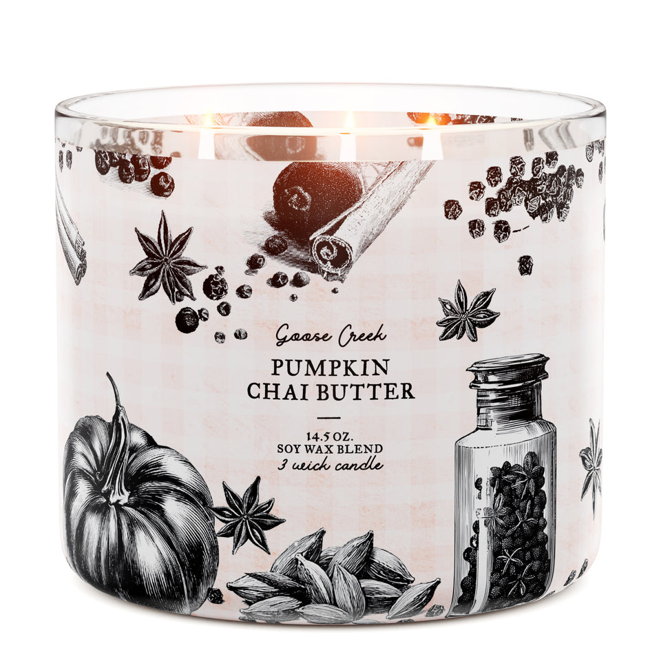 Pumpkin Chai Butter 3-Wick Candle