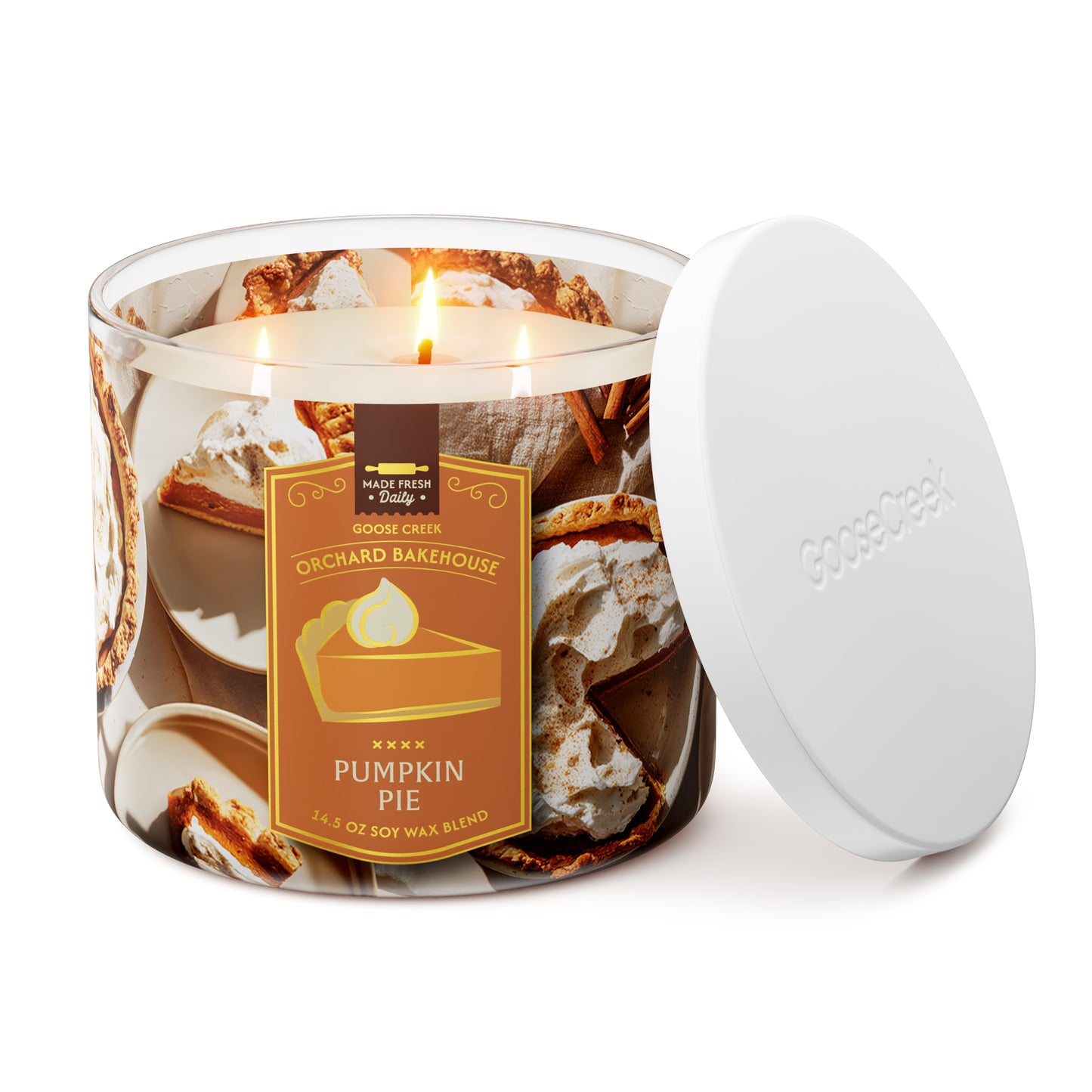 Pumpkin Pie 3-Wick Candle