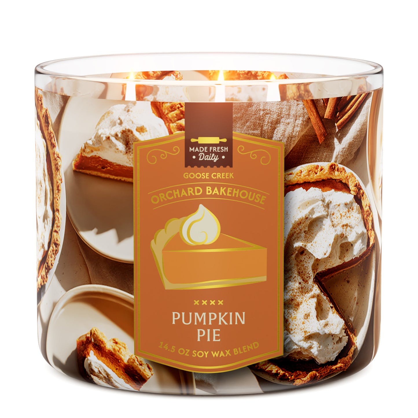 Pumpkin Pie 3-Wick Candle