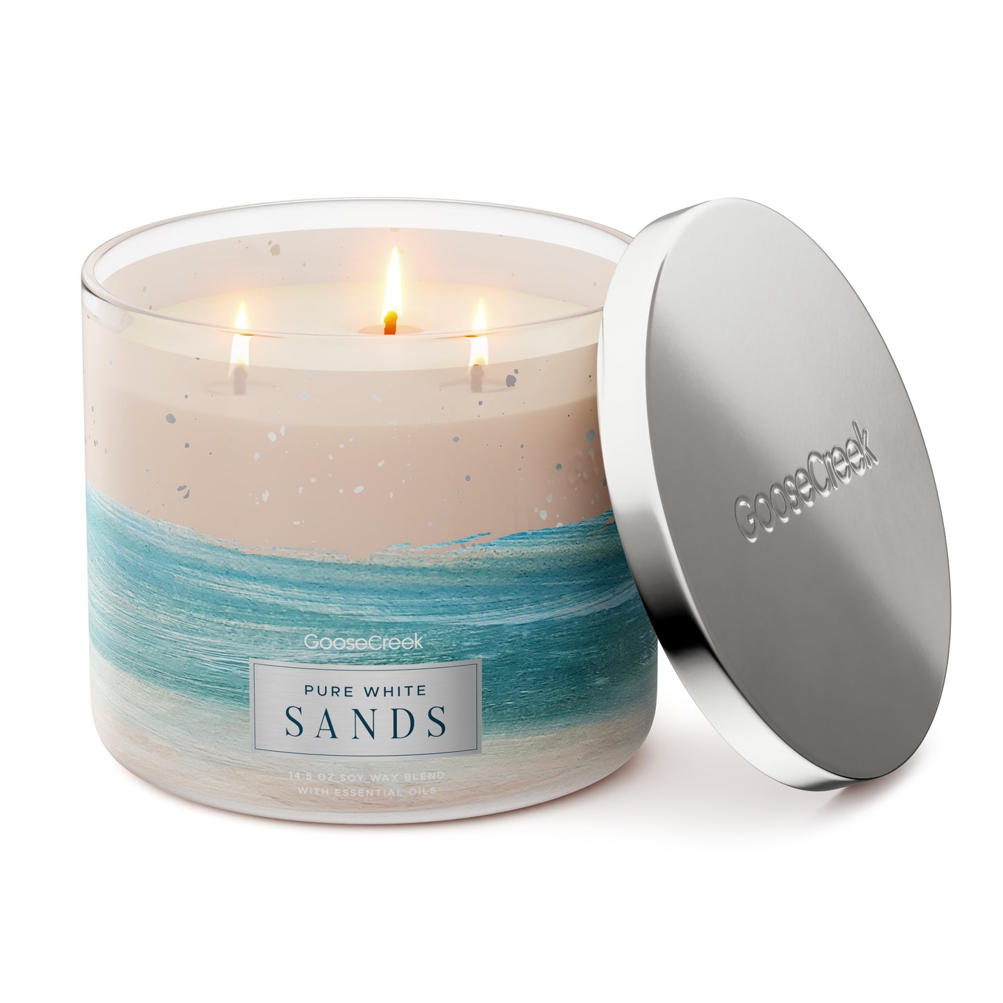 Pure White Sands 3-Wick Candle
