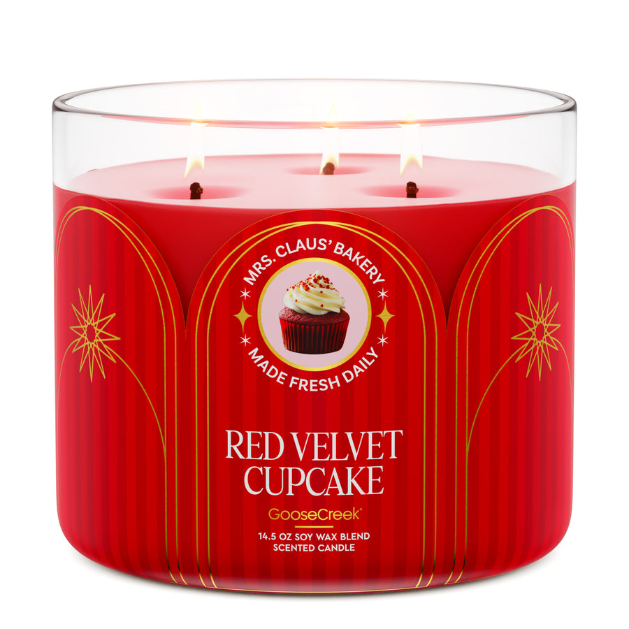 Red Velvet Cupcake 3-Wick Candle