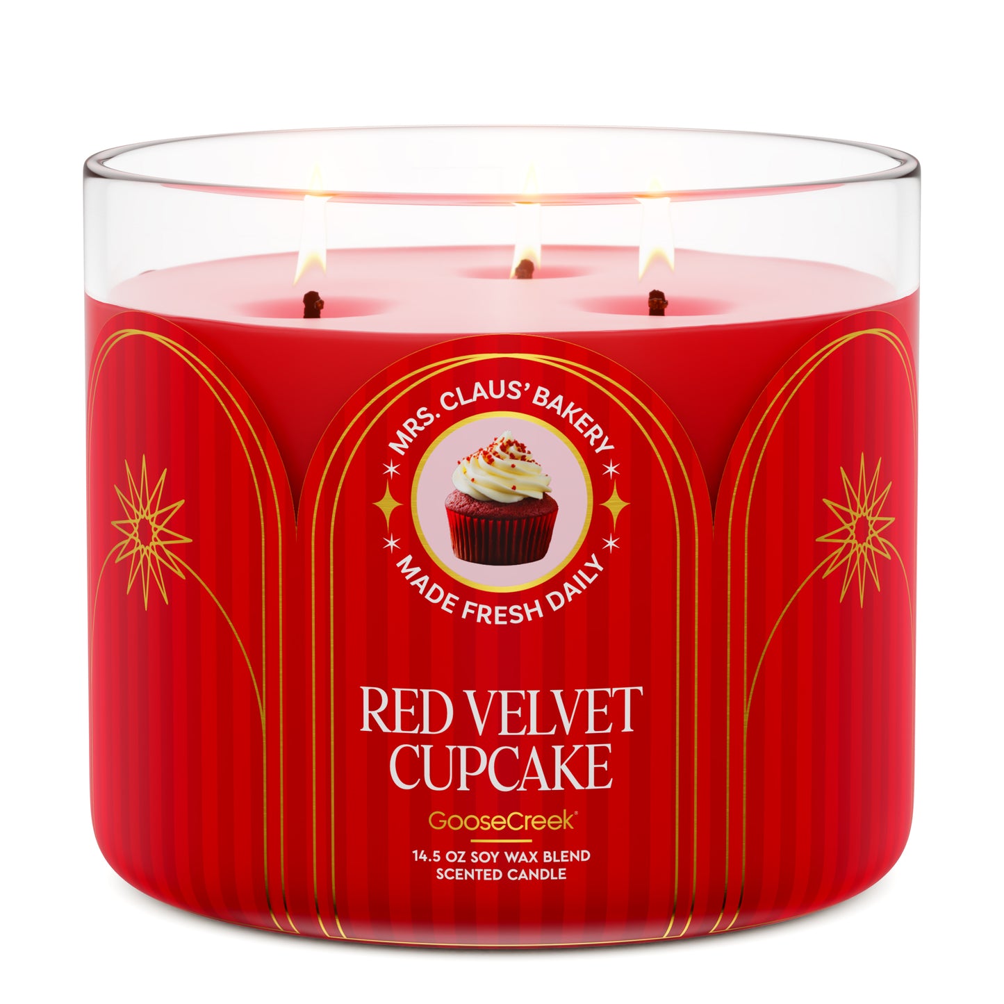 Red Velvet Cupcake 3-Wick Candle