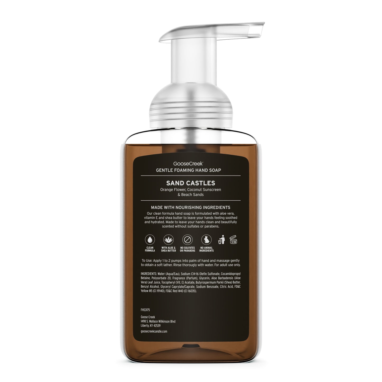 Sand Castles Lush Foaming Hand Soap