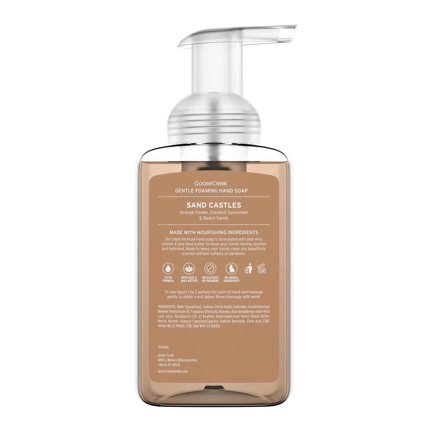 Sand Castles Lush Foaming Hand Soap