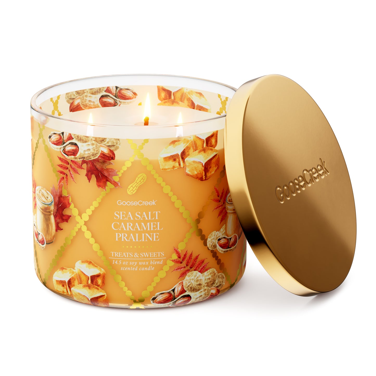 Sea Salt Caramel Praline 3-Wick Candle