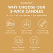 Load image into Gallery viewer, Sea Salt Caramel Praline 3-Wick Candle
