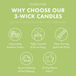 Load image into Gallery viewer, Sea Salt Neroli &amp;amp; Vanilla 3-Wick Candle
