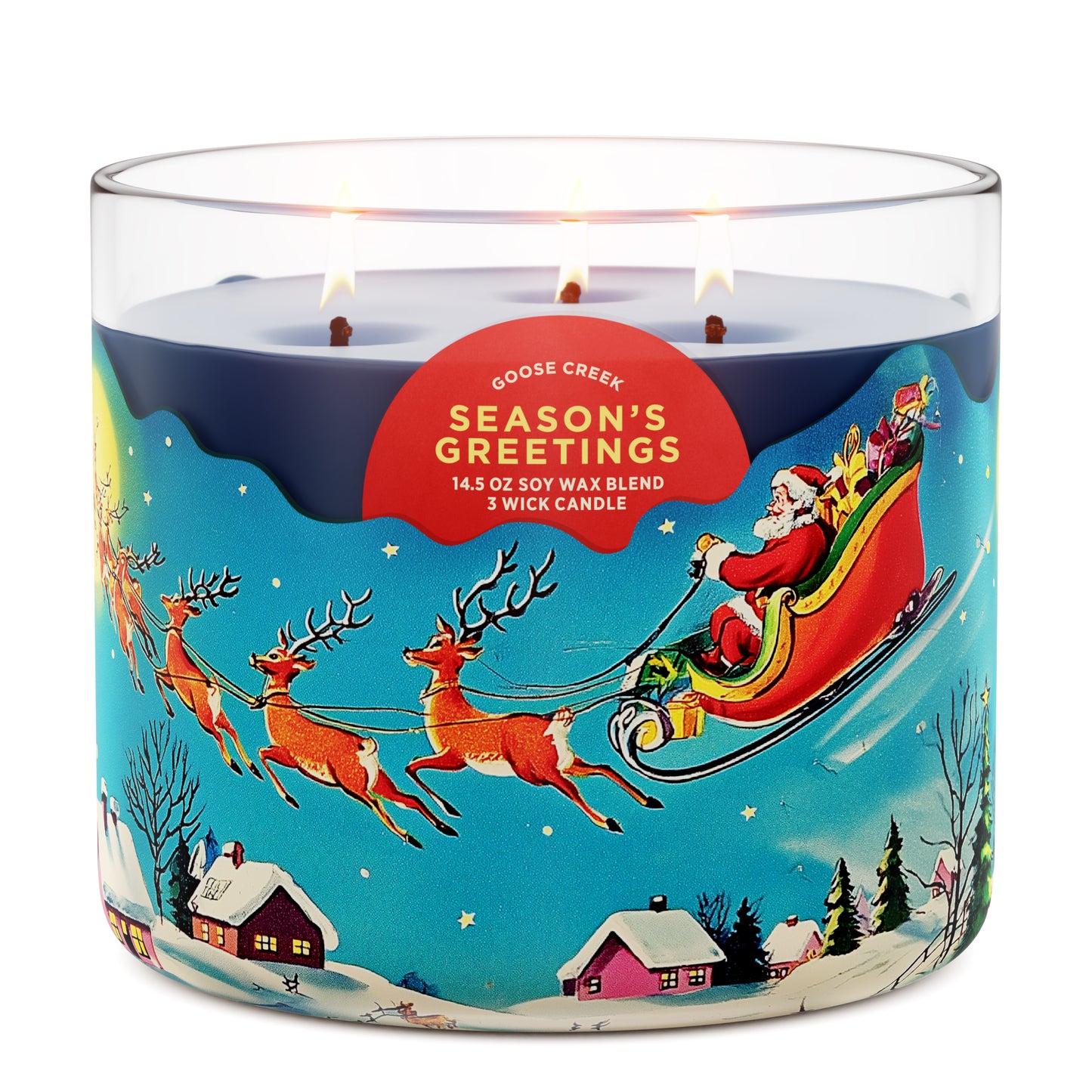 Season's Greetings 3-Wick Candle