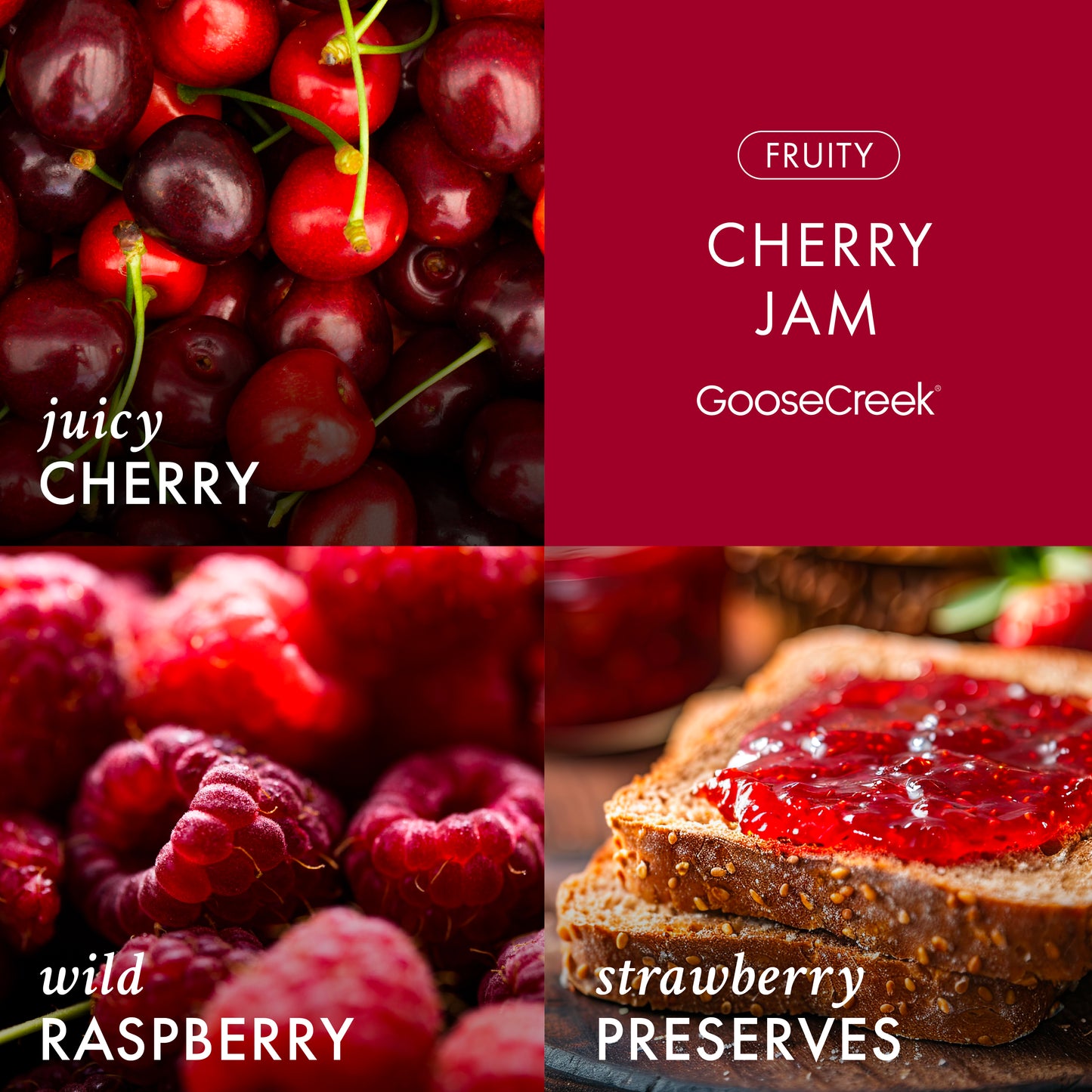 Smucker's Cherry Jam 3-Wick Candle
