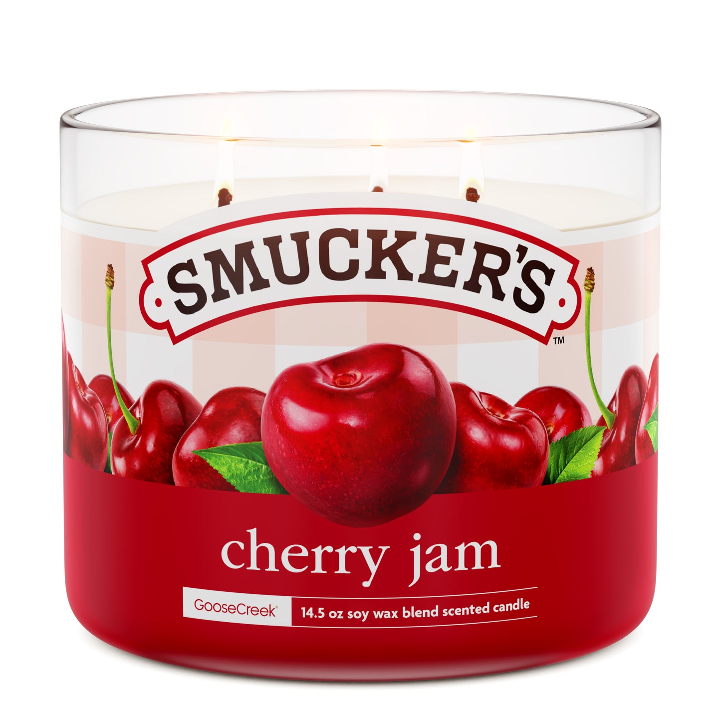 Smucker's Cherry Jam 3-Wick Candle