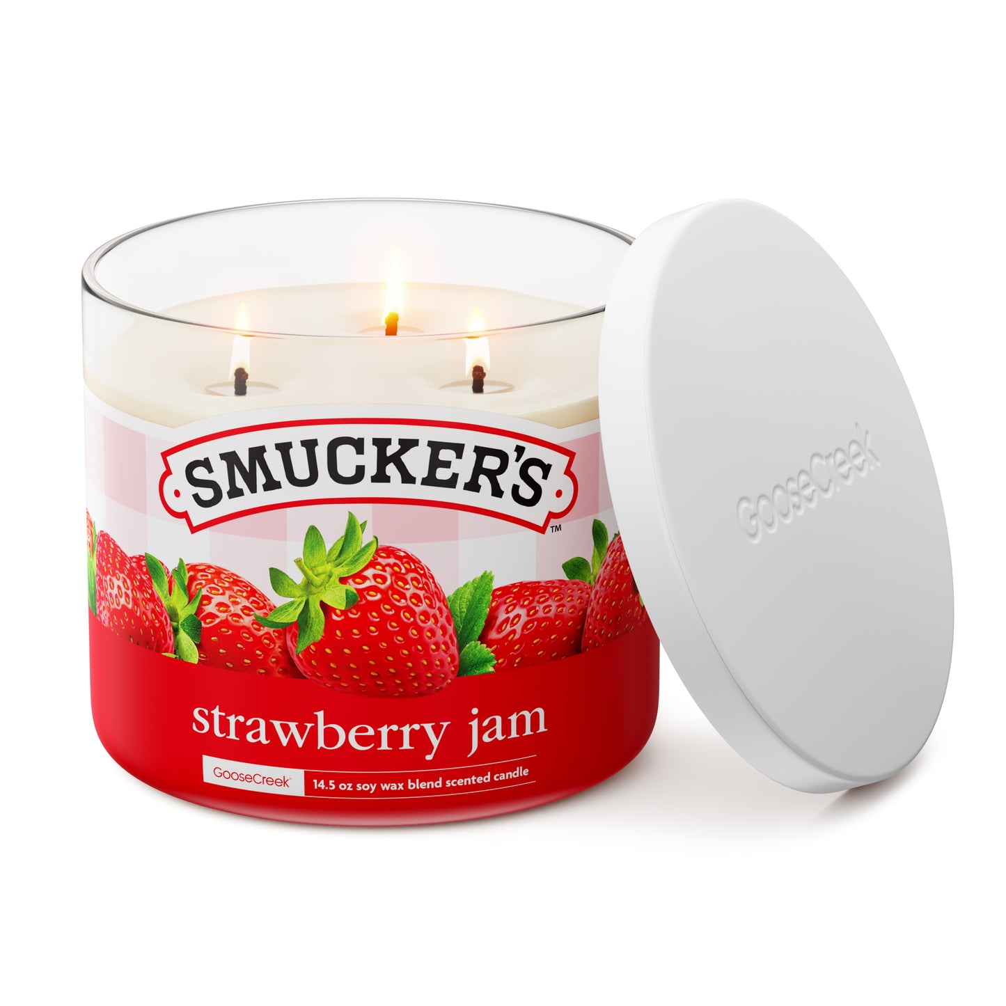 Smucker's Strawberry Jam 3-Wick Candle