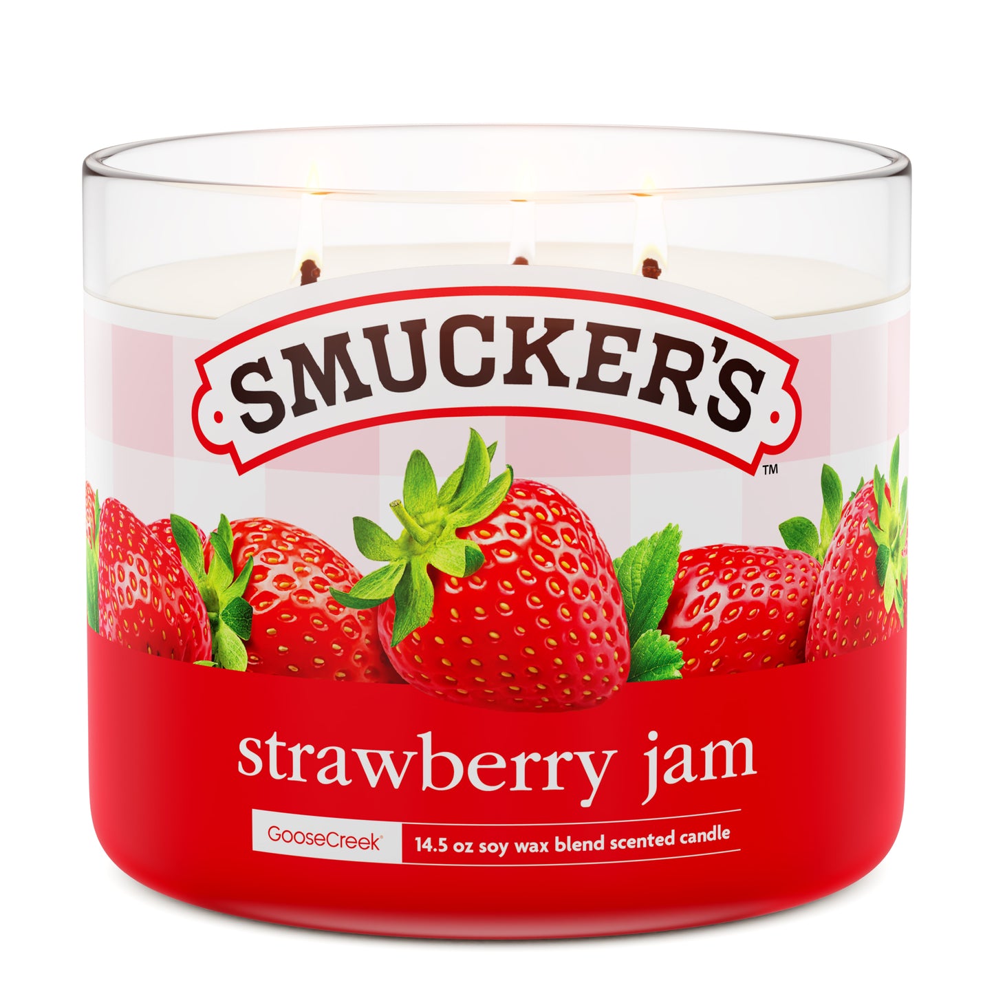 Smucker's Strawberry Jam 3-Wick Candle