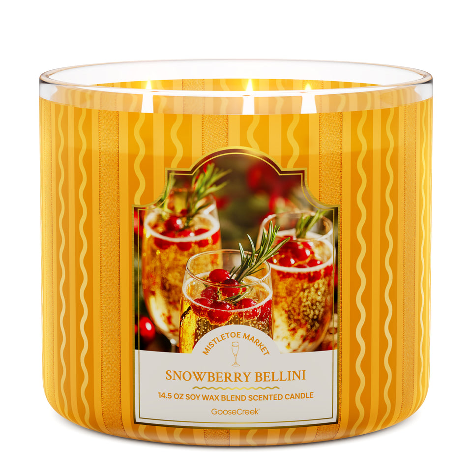 Snowberry Bellini 3-Wick Candle