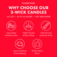 Load image into Gallery viewer, Snowberry Wreath 3-Wick Candle
