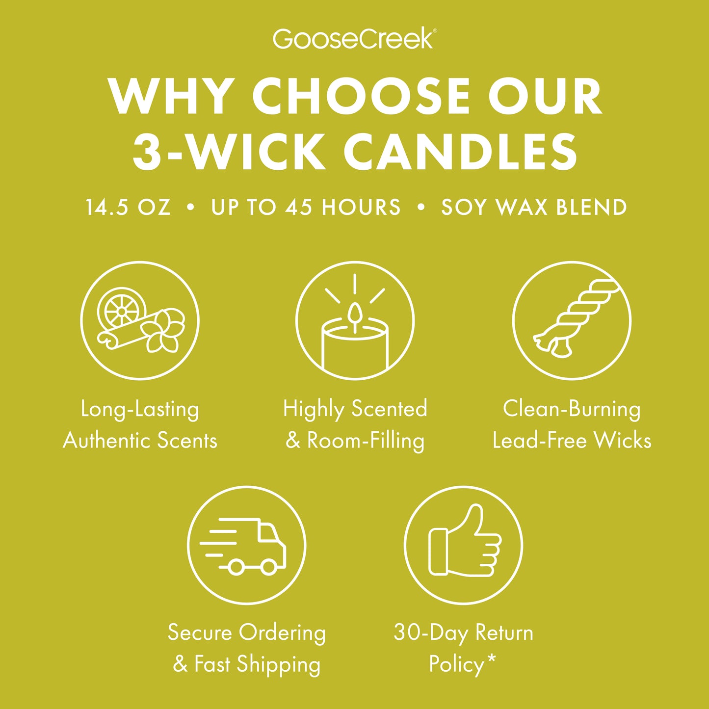 Snowy Branches 3-Wick Candle