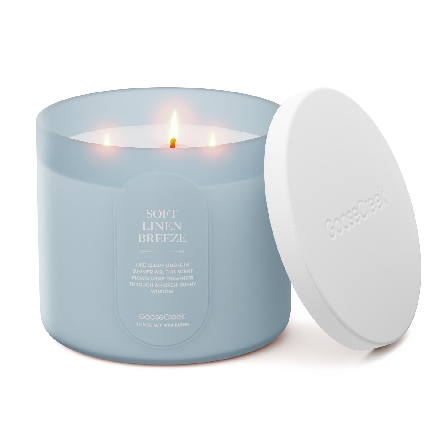 Soft Linen Breeze 3-Wick Candle