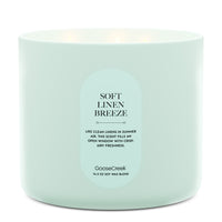 Soft Linen Breeze High Intensity 3-Wick 14.5oz Candle