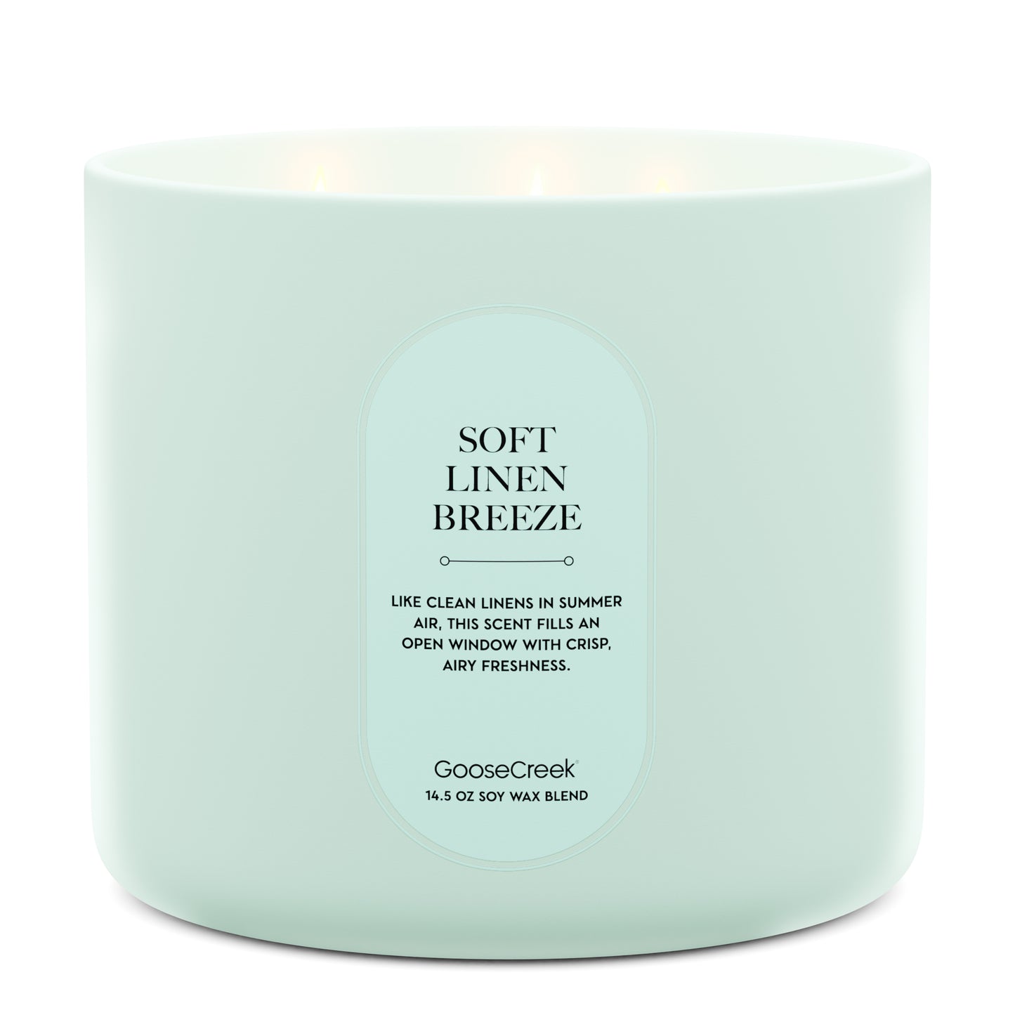 Soft Linen Breeze High Intensity 3-Wick 14.5oz Candle