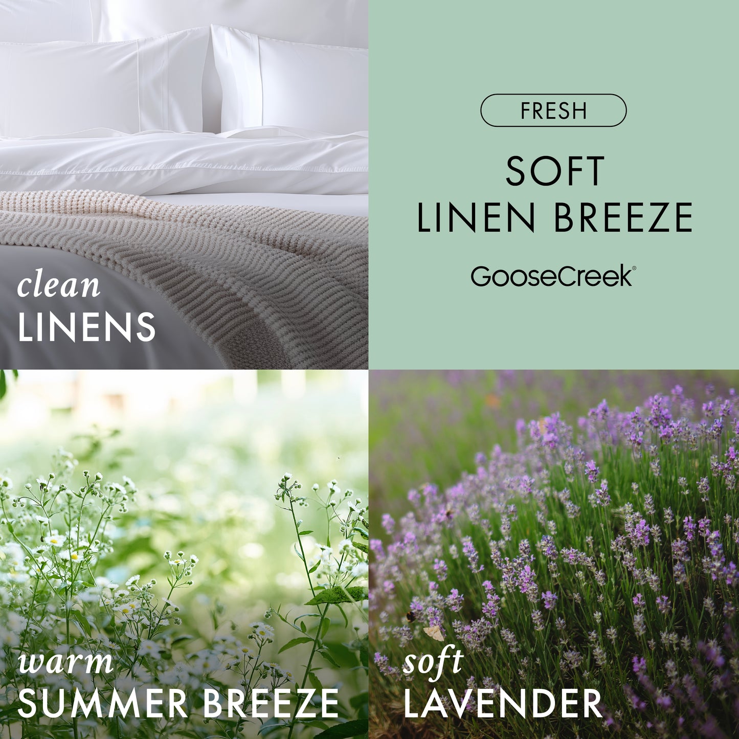 Soft Linen Breeze High Intensity 4-Wick 26oz Candle