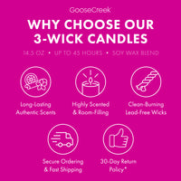 Solar Blooms 3-Wick Candle
