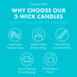 Load image into Gallery viewer, Soothing Coconut 3-Wick Candle
