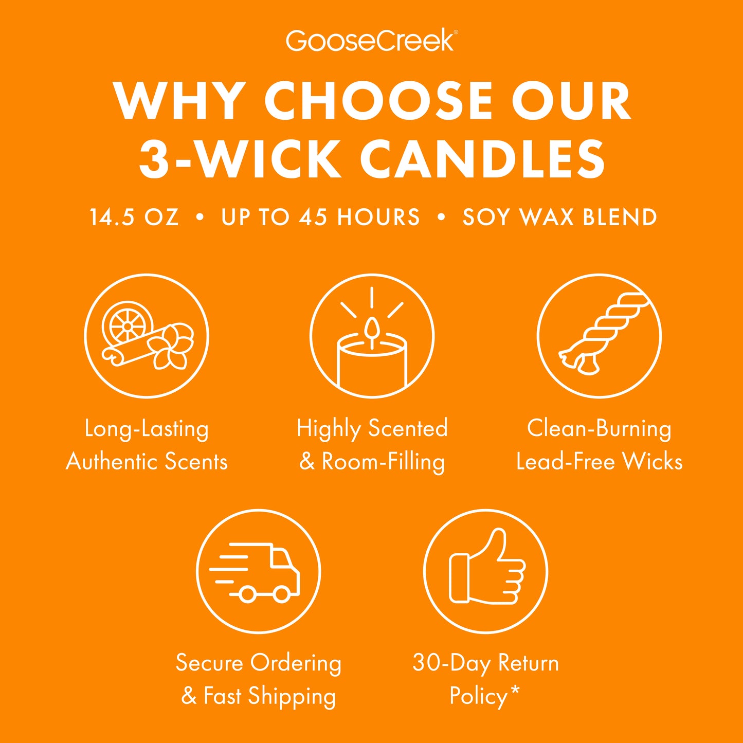 Spiced Fallen Leaves 3-Wick Candle