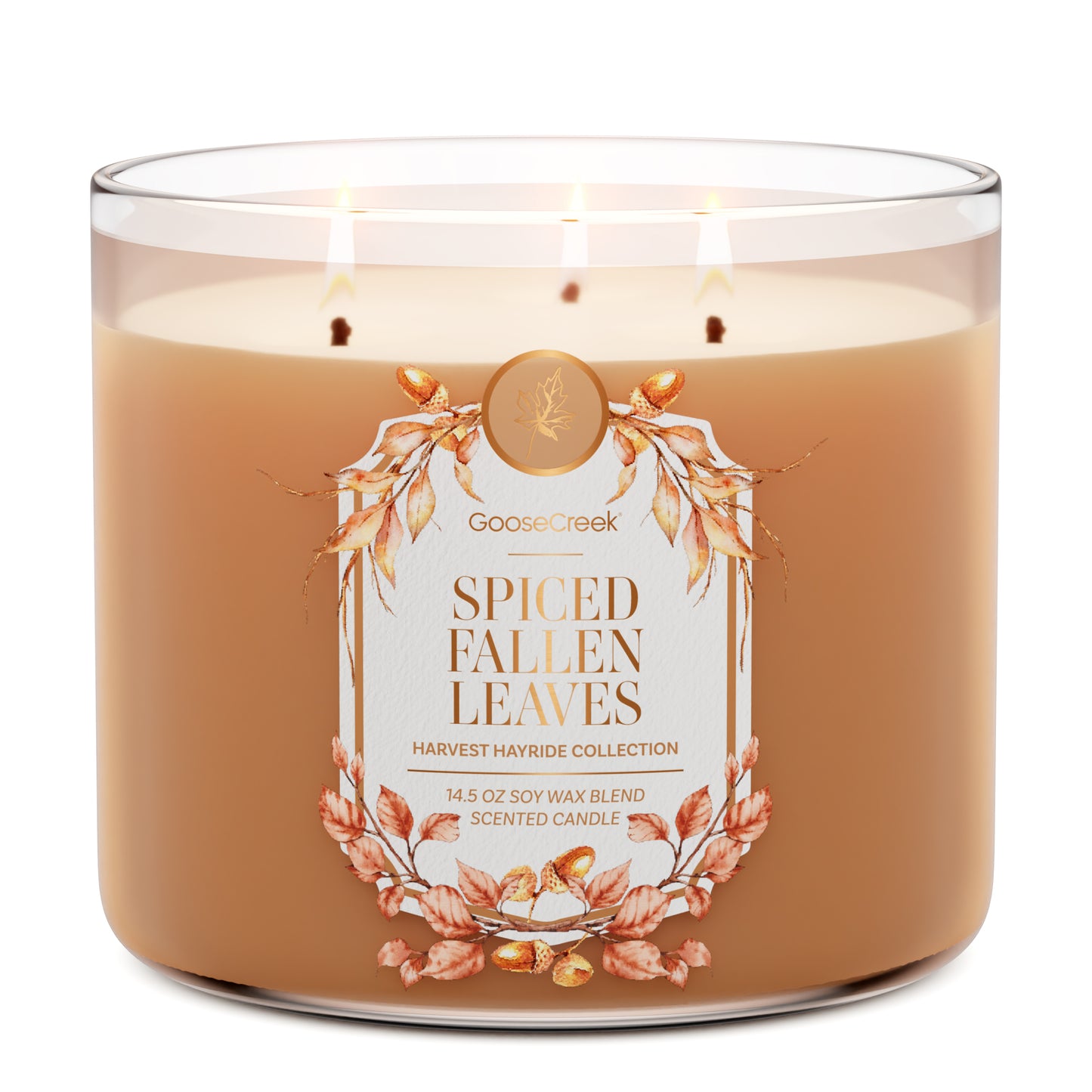 Spiced Fallen Leaves 3-Wick Candle