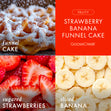 Load image into Gallery viewer, Strawberry Banana Funnel Cake 3-Wick Candle
