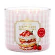 Load image into Gallery viewer, Strawberry Sponge Cake 3-Wick Candle
