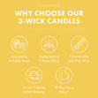 Load image into Gallery viewer, Summer Sunflowers 3-Wick Candle
