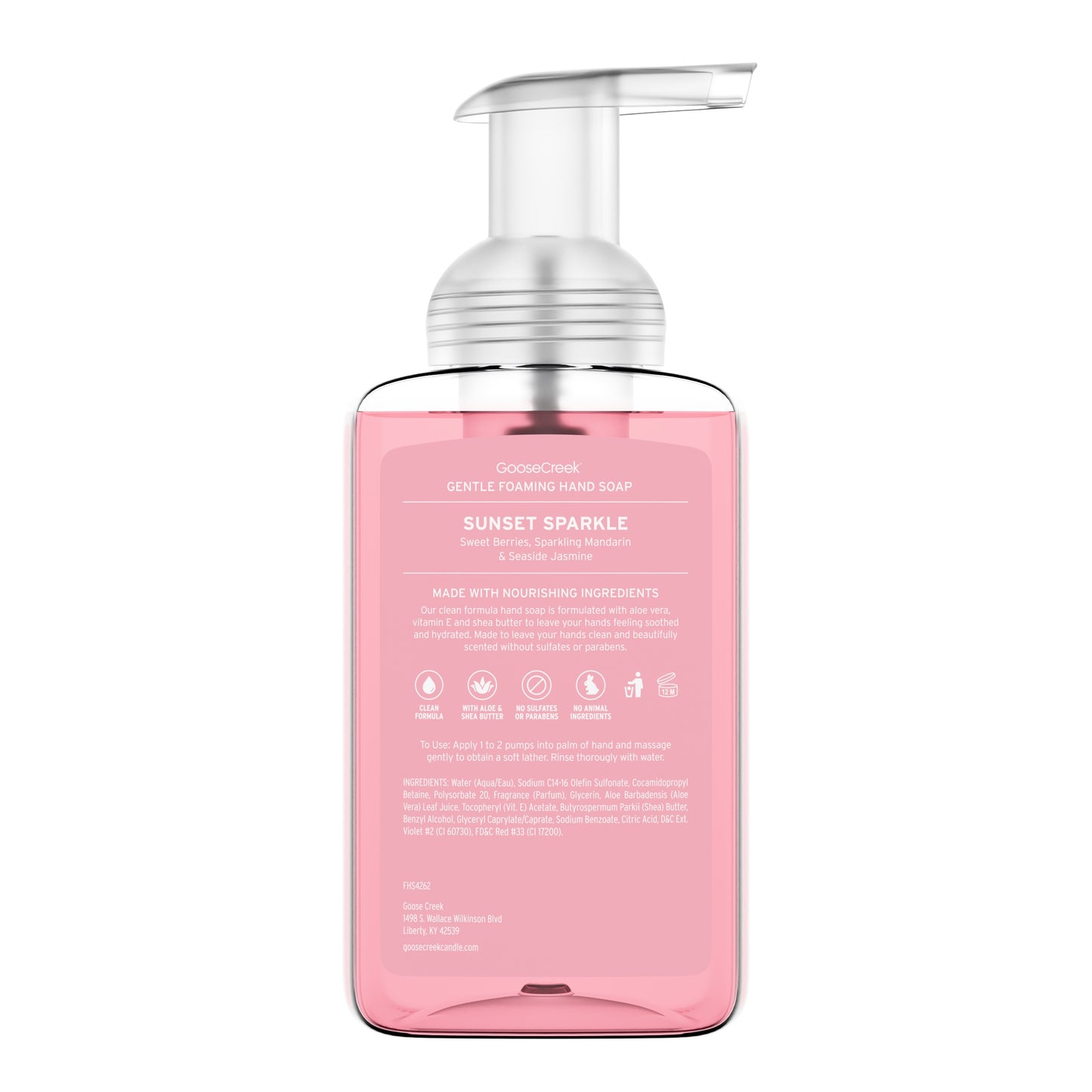 Sunset Sparkle Lush Foaming Hand Soap