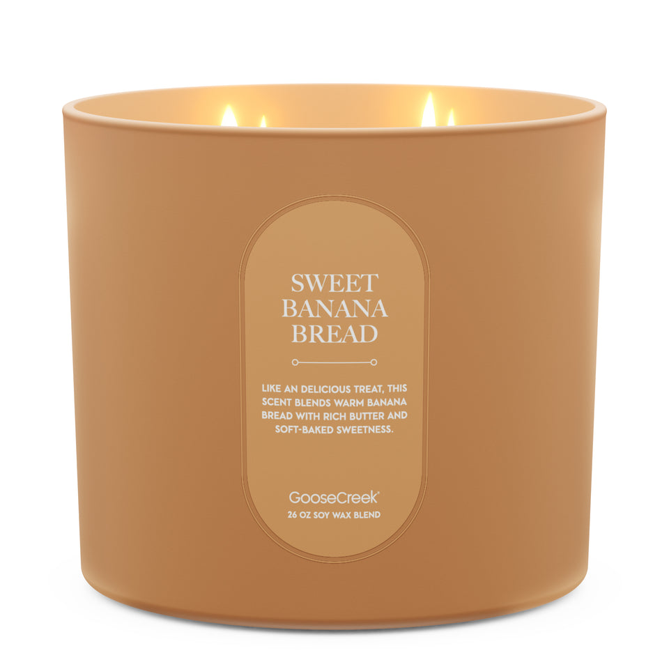 Sweet Banana Bread High Intensity 4-Wick 26oz Candle