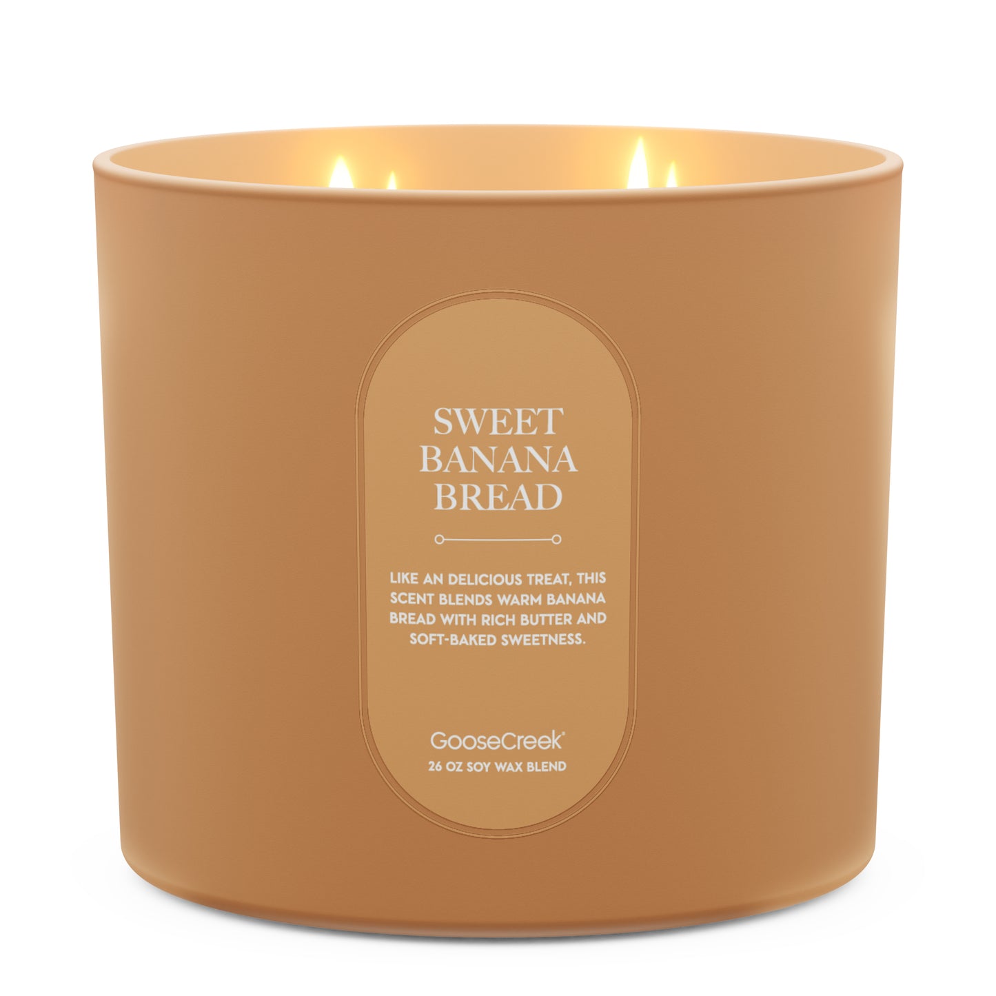 Sweet Banana Bread High Intensity 4-Wick 26oz Candle