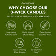 Load image into Gallery viewer, Sweet Pine &amp;amp; Snowflakes 3-Wick Candle
