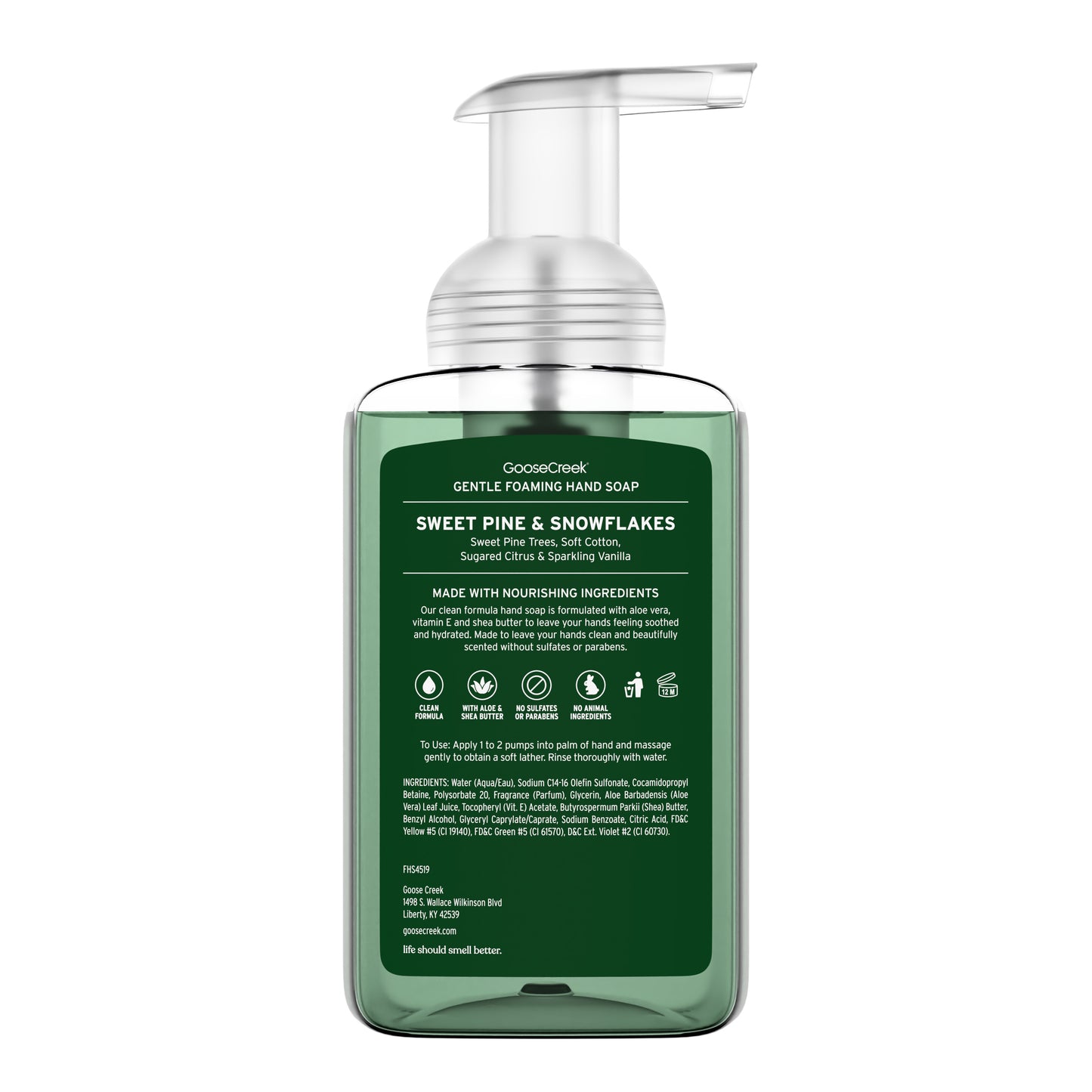 Sweet Pine & Snowflakes Lush Foaming Hand Soap