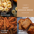 Load image into Gallery viewer, Sweet Banana Bread High Intensity 3-Wick 14.5oz Candle

