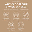 Load image into Gallery viewer, Teakwood 3-Wick Candle
