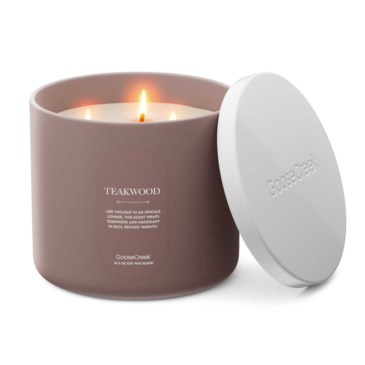 Teakwood High Intensity 3-Wick 14.5oz Candle