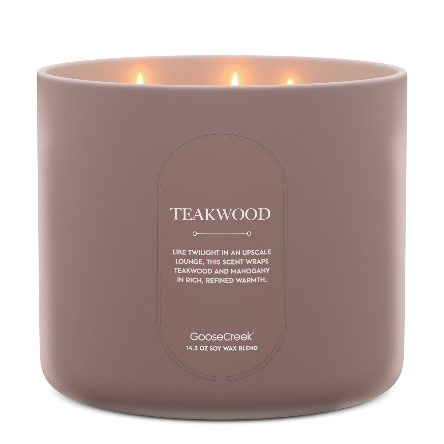 Teakwood High Intensity 3-Wick 14.5oz Candle