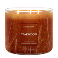 Teakwood Odor Eliminating 3-Wick Candle