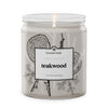 Teakwood Odor Eliminating 7oz Single Wick Candle