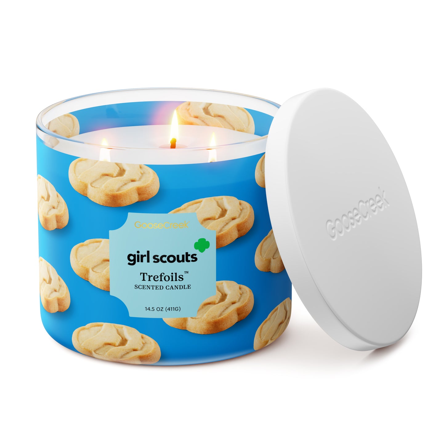 Trefoils™ Girl Scouts 3-Wick Candle
